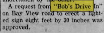 Bob-In Restaurant (Bob-In Again, Bobs Drive-In) - 19 Apr 1955 1 - Petoskey News-Review At Newspapers